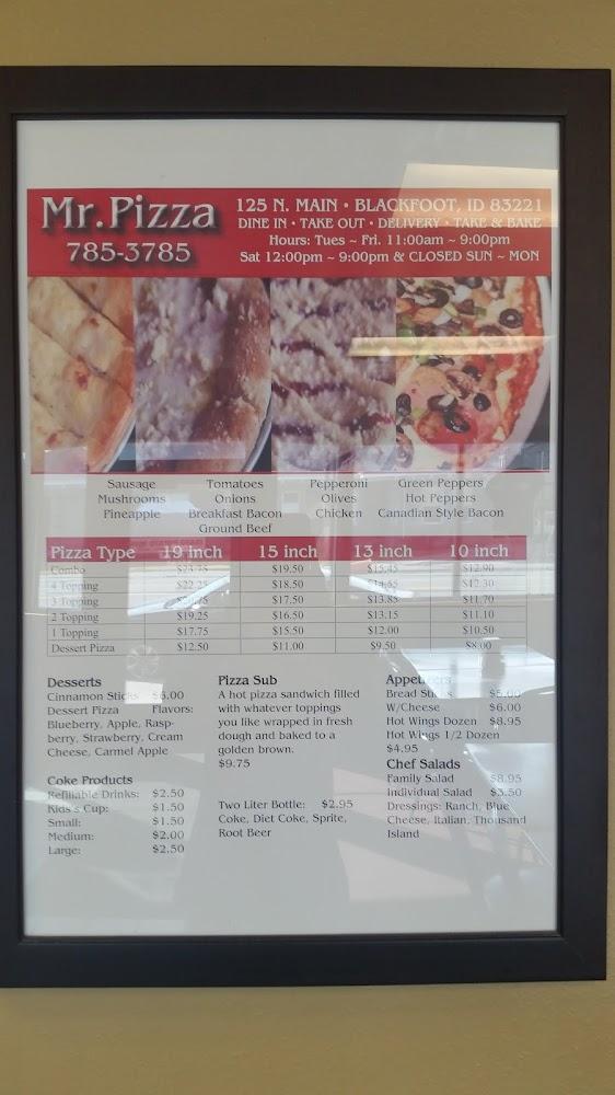Mr. Pizza Menu image 4